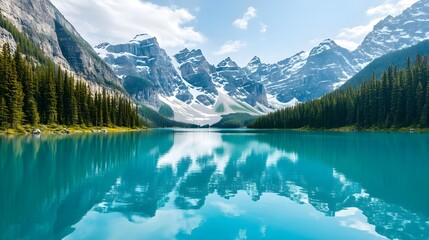 Mountain Lake Reflection