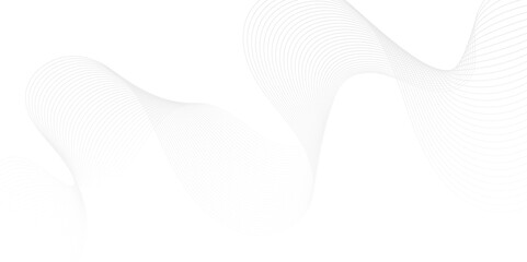 Digital wave line modern carve blend stripe line flowing futuristic technology white line glowing element line moving creative concept science technology crate for thin texture vector background.