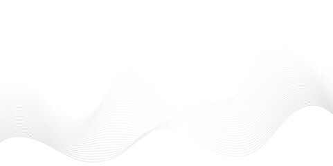 Abstract white light blend paper wave line. vector gradient transparent tech wave curve creative technology flowing smooth diagonal background. Modern creative wave lines glowing moving sound.