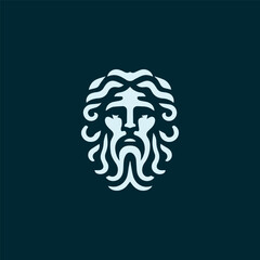 Ancient greek god logo