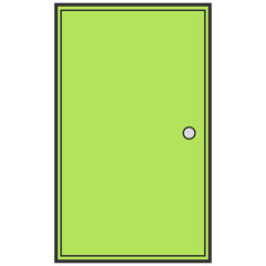 light green door icon