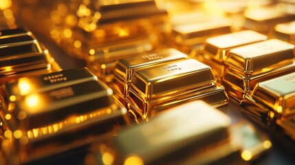 Business and finance concepts illustrated through the allure of gold.