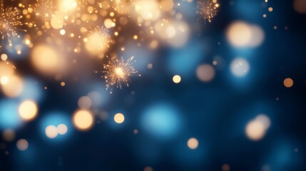 Obraz premium Generative AI artistry showcases the excitement of holiday fireworks.