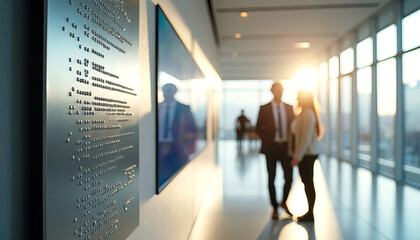 World braille day in a modern office setting - awareness and inclusivity in the workplace design