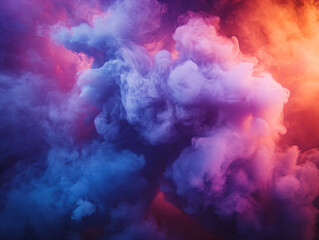 Vivid smoke eruptions. abstract blurry motion vivid color. 