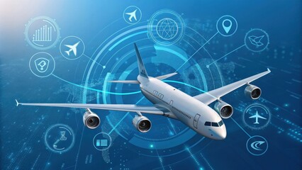 Dynamic Illustration of the Future of Aviation Technology