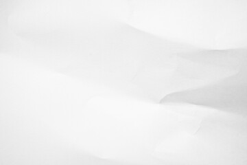 Obraz premium White Paper Texture background. Crumpled white paper abstract shape background with space paper for text