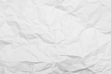White Paper Texture background. Crumpled white paper abstract shape background with space paper recycle for text