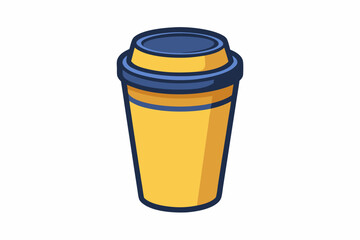  Thermal travel cup isolated on white 