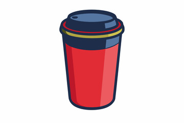  Thermal travel cup isolated on white 