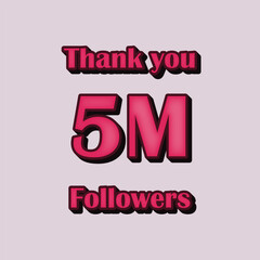 Thank you all for 5M followers