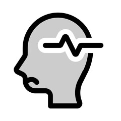 hold back anger icon with duotone style, perfect for user interface projects