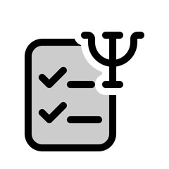 justice policy icon with duotone style, perfect for user interface projects