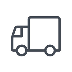 Fototapeta premium Truck icon symbol vector illustration 