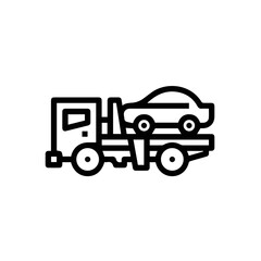 Truck icon symbol vector illustration