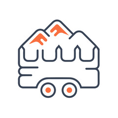 Truck icon symbol vector illustration