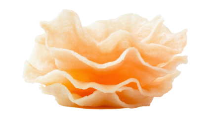 A pile of food with a yellowish color. transparent background