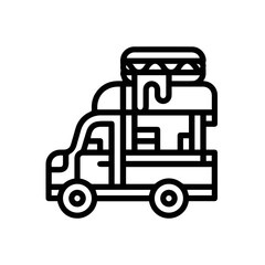 Truck icon symbol vector illustration
