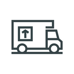 Truck icon symbol vector illustration
