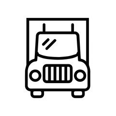 Truck icon symbol vector illustration
