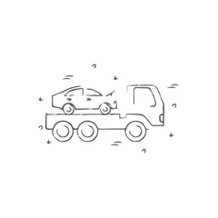 Truck icon symbol vector illustration
