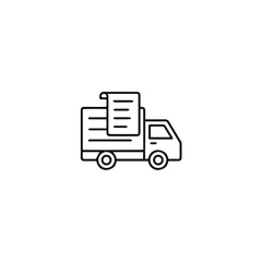 Truck icon symbol vector illustration
