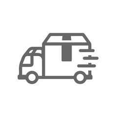 Truck icon symbol vector illustration
