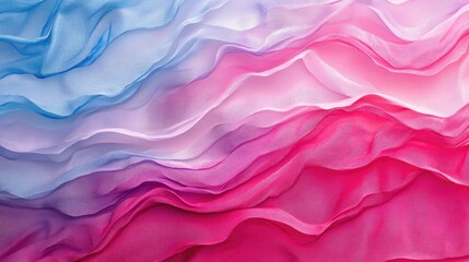 Obraz premium Colorful Wave Pattern in Soft Fabric