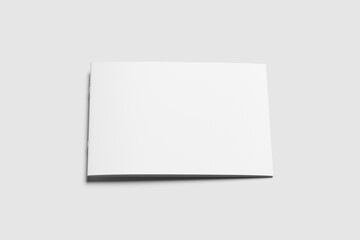 A4 Landscape Brochure Blank Background