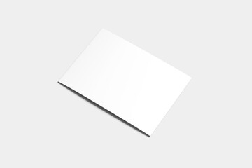 A4 Landscape Brochure Blank Background