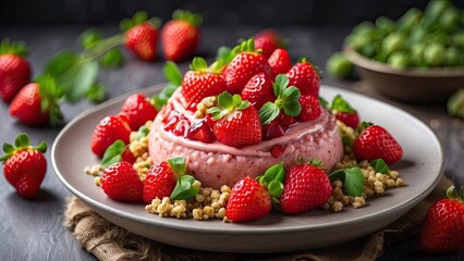 strawberries in a bowl