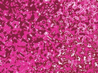 an abstract background with a repeating pattern of pink, white, and maroon shapes, resembling a swirling or melting effect.