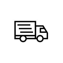 Truck icon symbol vector illustration

