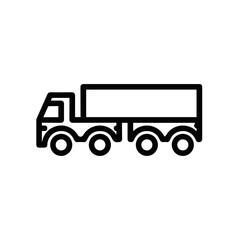 Truck icon symbol vector illustration

