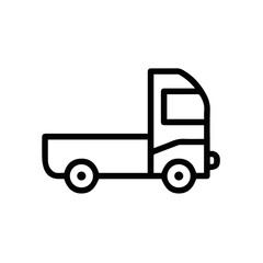 Truck icon symbol vector illustration

