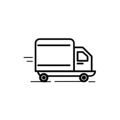 Truck icon symbol vector illustration


