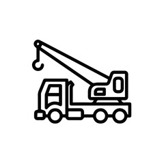 Fototapeta premium Truck icon symbol vector illustration