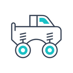 Truck icon symbol vector illustration

