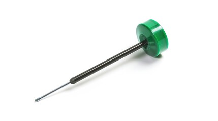 A pushpin stationery on a white background presents a neat and useful item. A simple yet practical object that can be used for various purposes.