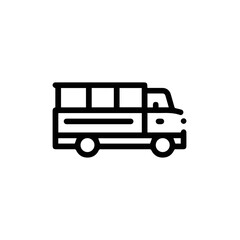 Truck icon symbol vector illustration

