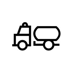 Fototapeta premium Truck icon symbol vector illustration