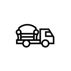 Truck icon symbol vector illustration