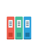 office document folder icon for inventory. office notes
