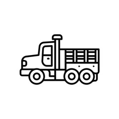 Truck icon symbol vector illustration