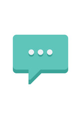 chat dialog vector icon for design. chat communication symbol