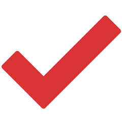 simple red check mark