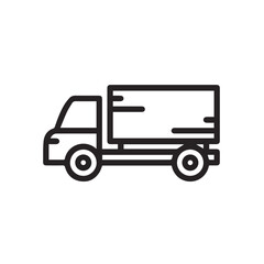 Truck icon symbol vector illustration