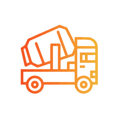 Truck icon symbol vector illustration
