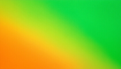 Abstract Green and Orange Gradient Background