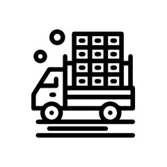 Truck icon symbol vector illustration